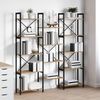 vidaXL Bücherregal Artisan-Eiche 156 x 25 x 167 cm Holzwerkstoff 868346 Bild 4
