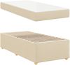 vidaXL Bettrahmen mit Matratze Creme 80 x 200 cm Stoff 3399319 Bild 5