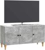 vidaXL TV-Schränk Betongrau 99 x 34,5 x 50 cm Holzwerkstoff 894258 Bild 2