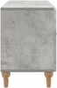 vidaXL TV-Schränk Betongrau 99 x 34,5 x 50 cm Holzwerkstoff 894258 Bild 5