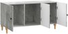 vidaXL TV-Schränk Betongrau 99 x 34,5 x 50 cm Holzwerkstoff 894258 Bild 3