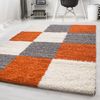 Hochflor Teppich Lux rechteckig - 120x170 cm - Terrakotta Bild 3