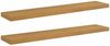 vidaXL Wandregal 2 pcs Beige 120 x 23,5 x 4 cm Holzwerkstoff 42019999 Bild 2