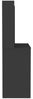 vidaXL Schminktisch mit LED-Beleuchtung 100x40x135 cm MDF Schwarz 331540 Bild 4