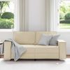 vidaXL Zweisitzer-Sofa Creme 180 cm Kunstleder 4105052 Bild 3