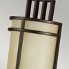 Wandlampe, Stahl, Bronze, H 38,7 cm Bild 3