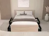 Vente-unique - VELONA Bett Holz, Platte Beige - B 243 cm x H 82,6 cm x L 164,4 cm Bild 2
