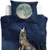 Wolf Bettwäsche Vollmond Digitaldruck ESPiCO Sleep and Dream 135 x 200 + 80 x 80 cm Bild 2