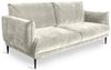 Sofa Designersofa MADISON 2-Sitzer in Stoff Dress Me Creme Bild 2