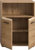 Standschrank breit (B/H/T: 60x80x30 cm) in Artisan Oak Nachbildung und Artisan Oak Nachbildung Bild 3