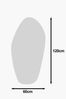 ibonto WANSPIEGEL Transparent asymmetrisch, rahmenlos (H 120 x T 120 x B 60 cm) Bild 3