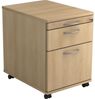Rollcontainer AC20 58cm, 1 Schub, 1 HR, Schloss, BM Eiche Bild 2