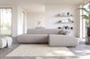 Selsey 'Armone' Ecksofa mit Schlaffunktion, Chenille, Ottomane rechts, Hellgrau Bild 2