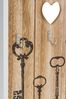 Myflair Möbel & Accessoires Schlüsselkasten Saltrass, weiß, Schlüsselbrett, mit 3 Haken & Schriftzug Bild 2