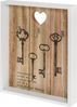 Myflair Möbel & Accessoires Schlüsselkasten Saltrass, weiß, Schlüsselbrett, mit 3 Haken & Schriftzug Bild 5