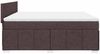 vidaXL Boxspringbett mit Matratze Dunkelbraun 200x200 cm Stoff 3287171 Bild 5