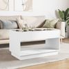 vidaXL Couchtisch mit Infinity-LED Weiß 90x50x50 cm 847665 Bild 3