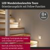 LED Wandeinbauleuchte Tsaro eckig 80x80mm 1W 80lm 230V 2700K Weiß matt Bild 2
