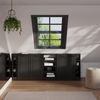 Dachschrägenschrank-Set Rion Anthrazit Landhaus/Anthrazit 5er Set Vicco Bild 3