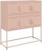 vidaXL Sideboard Rosa 100,5x39x107 cm Stahl 846597 Bild 2