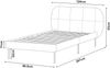 Polsterbett Porvoo Samt 90x200 cm Beige [en. casa] Bild 4