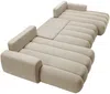 Vente-unique - FRIDORA Sofa Stoff Beige - B 168 cm x H 81 cm x L 364 cm Bild 3