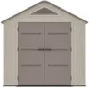 Vente-unique - ANTEVA Gartenhaus Harz BraunBeige - B 237 cm x H 242 cm x L 237 cm Bild 2
