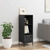 vidaXL Highboard Schwarz 35x39x103,5 cm Stahl 851376 Bild 3
