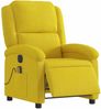 vidaXL Massagesessel Elektrisch Gelb Samt 3204296 Bild 3
