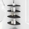 vidaXL Schwebendes Regal mit Regal 4 pcs Schwarz 30 x 30 x 2 cm 8004111 Bild 4