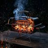 Relaxdays Klappbarer Tischgrill mit Deckel Bild 3