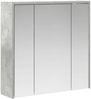 vidaXL Badezimmerspiegelschrank Beton Grau 63,5 x 16 x 62,5 cm 889154 Bild 2