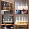 ZMH Pendelleuchte 4 Flammig GU10 Esszimmerlampe - Esstischlampe Holz Weiß Hängelampe Metall Pendellampe Vintage Hängeleuchte Esstisch Flurlampe für Esszimmer Küche Café Wohnzimmer Schlafzimmer Bild 3