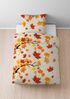 Traumhaft schlafen - Castell - Markenbettwäsche Polycotton Biber 0351122 HERBSTBLÄTTER, orange-rot, 1x 155x220 cm + 1x 80x80 cm Bild 4