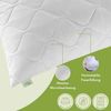 Dreamstar Microfaserkissen Kopfkissen - einzeln & 2er Set - 40x80 & 80x80 cm - weich & fest, Füllung: 100% Polyester, Seitenschläfer, Bauchschläfer, Rückenschläfer, Reißverschluss für Füllung - waschbar - allergikerfreundlich - Bild 4