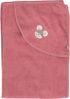 Sterntaler® Badetücher GOTS Kapuzenbadetuch 100 x 100 cm Mabel, 100 % Baumwolle (Bio) (1-St), Handtuch zum Baden - Nachhaltiges Badetuch 100x100 Maus Mabel aus Frottee, Rosa - Handtuch, Kuscheliges Kapuzenhandtuch - Handtuch Kinder mit appliziertem Sti... Bild 3