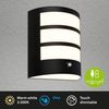 Briloner LED Außenwandleuchte Akku 5,8W schwarz Sensor warmweiß Bild 5