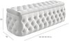 Polsterhocker mit Stauraum Betthocker SEVRA 120x50x45 cm Elisa Velvet Beige Bild 2