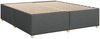 vidaXL Boxspringbett mit Matratze Dunkelgrau 200x200 cm Stoff 3285402 Bild 5