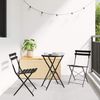 vidaXL Gartenklappstuhl 2 pcs Anthrazit 42 x 46 x 82cm Metall 42002960 Bild 1