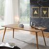 Wohnling Esszimmertisch Sheesham rustikal Massiv-Holz 160x80 Bild 3