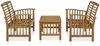 vidaXL 3-tlg. Garten-Lounge-Set Massivholz Akazie 3057972 Bild 2