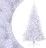 vidaXL Künstlicher Halb-Weihnachtsbaum mit Ständer Weiß 210 cm PVC 328420 Bild 2