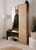Kompaktgarderobe >Medan< in Dekor Artisan Oak / anthrazit - 122x190x37cm (BxHxT) Bild 4