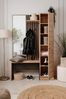 Kompaktgarderobe >Medan< in Dekor Artisan Oak / anthrazit - 122x190x37cm (BxHxT) Bild 3
