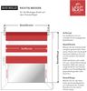 Lichtblick Sonnenschutzsysteme GmbH Doppelrollo Askersund 70 cm x 150 cm (BxL) Hellgrau modernes Duo Rollo mit aufregenden Designs; Klemm- und schraubbar; Lichtdurchlässig und blickdicht Bild 5