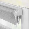 Lichtblick Sonnenschutzsysteme GmbH Doppelrollo Askersund 70 cm x 150 cm (BxL) Hellgrau modernes Duo Rollo mit aufregenden Designs; Klemm- und schraubbar; Lichtdurchlässig und blickdicht Bild 3