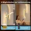 Lapalife Wandleuchte Kabellose Akku Dimmbar&Timing Wandlampe mit Fernbedienung, 2700K-6500K, Wiederaufladbar Wandleuchte für Wohnzimmer Schlafzimmer Bild 4