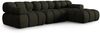 Micadoni Modulares Ecksofa Bellis 4-Sitzer Rechts 3D-Stoff Sonic Amazonas Grün Bild 2