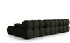 Micadoni Modulares Ecksofa Bellis 4-Sitzer Rechts 3D-Stoff Sonic Amazonas Grün Bild 4